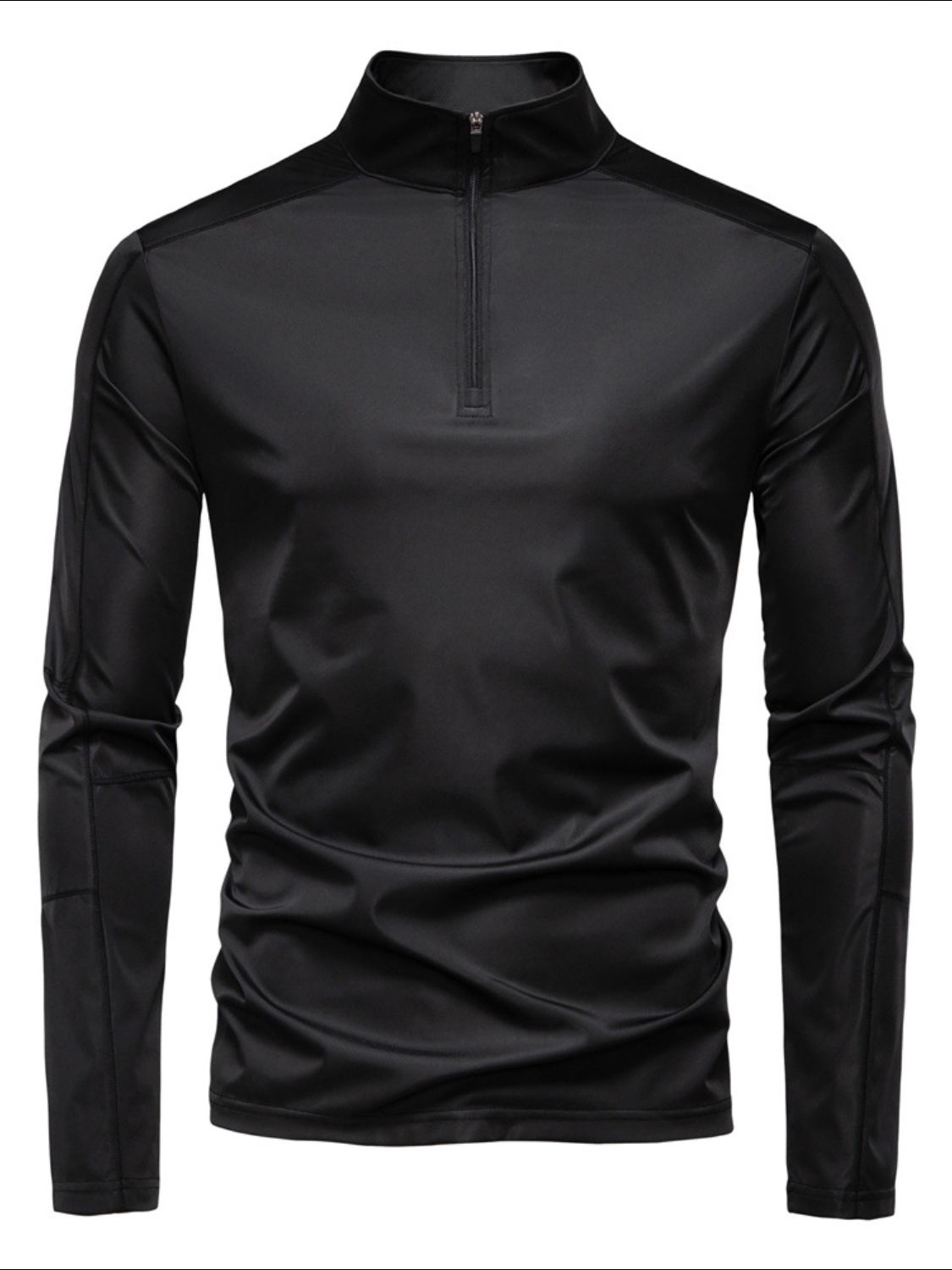 Men's Sun Protection Long Sleeve Half-Zip T-Shirt - Smart Shopper