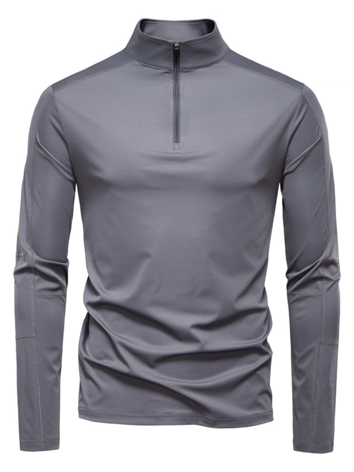 Men's Sun Protection Long Sleeve Half-Zip T-Shirt - Smart Shopper