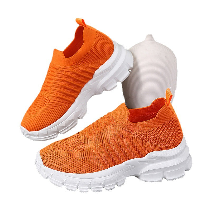 Breathable Mesh Round Toe Platform Athletic - Smart Shopper