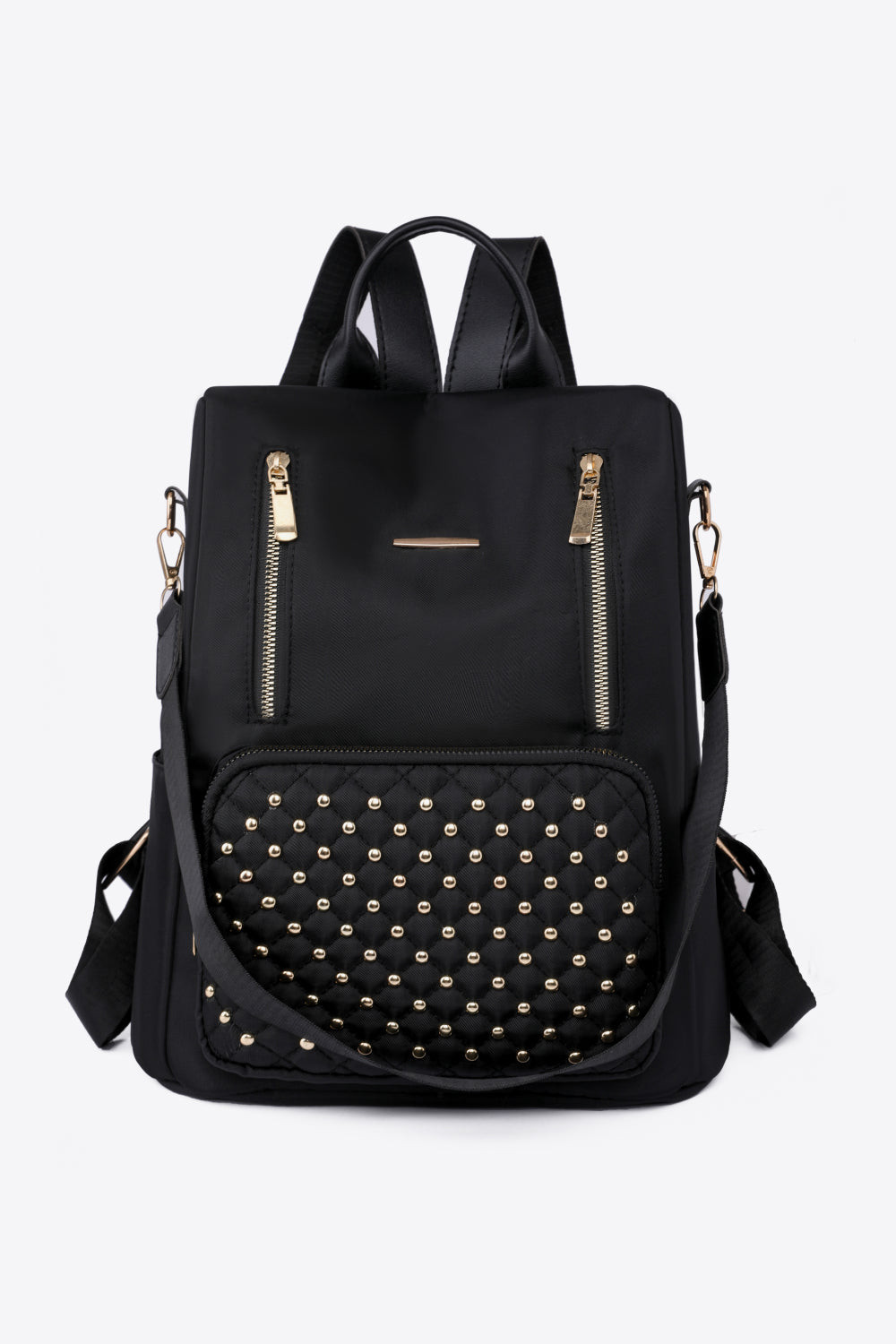 Zipper Pocket Beaded Backpack - Smart Shopper