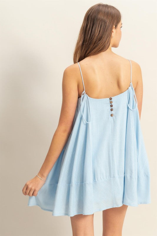 HYFVE A-Line Flowy Mini Cami Dress with Pockets - Smart Shopper