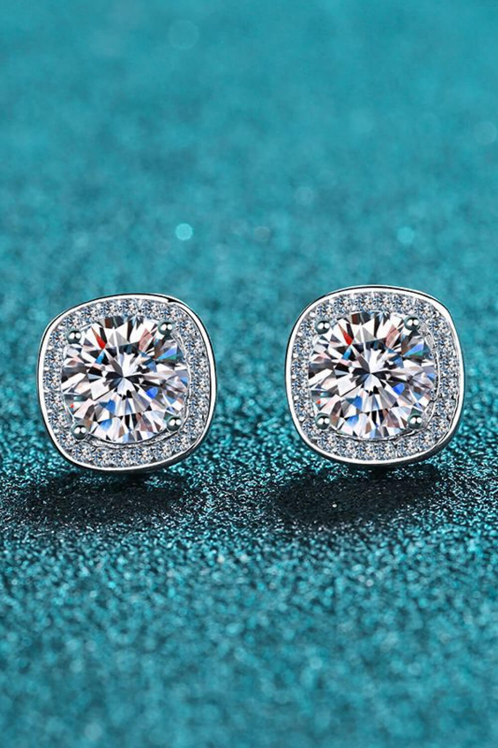 Let Me Love You 1 Carat Moissanite Stud Earrings - Smart Shopper