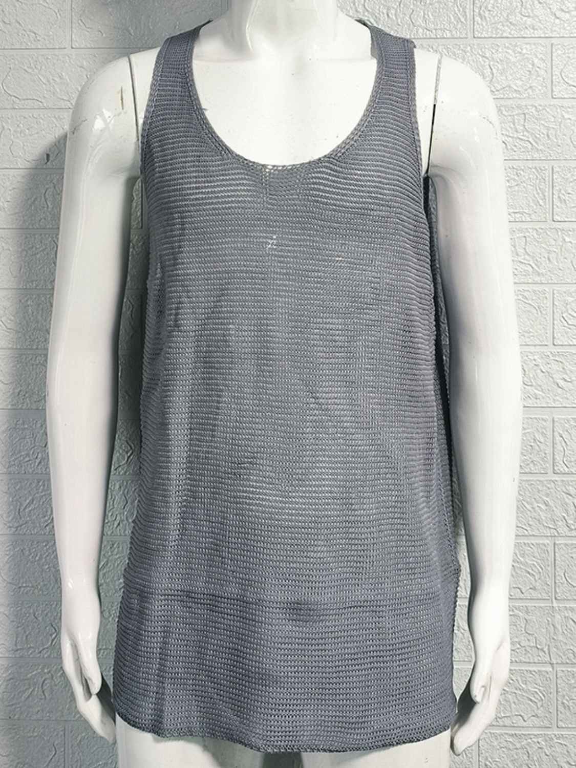 Men's Plus Size Scoop Neck Knit Tank - Smart Shopper