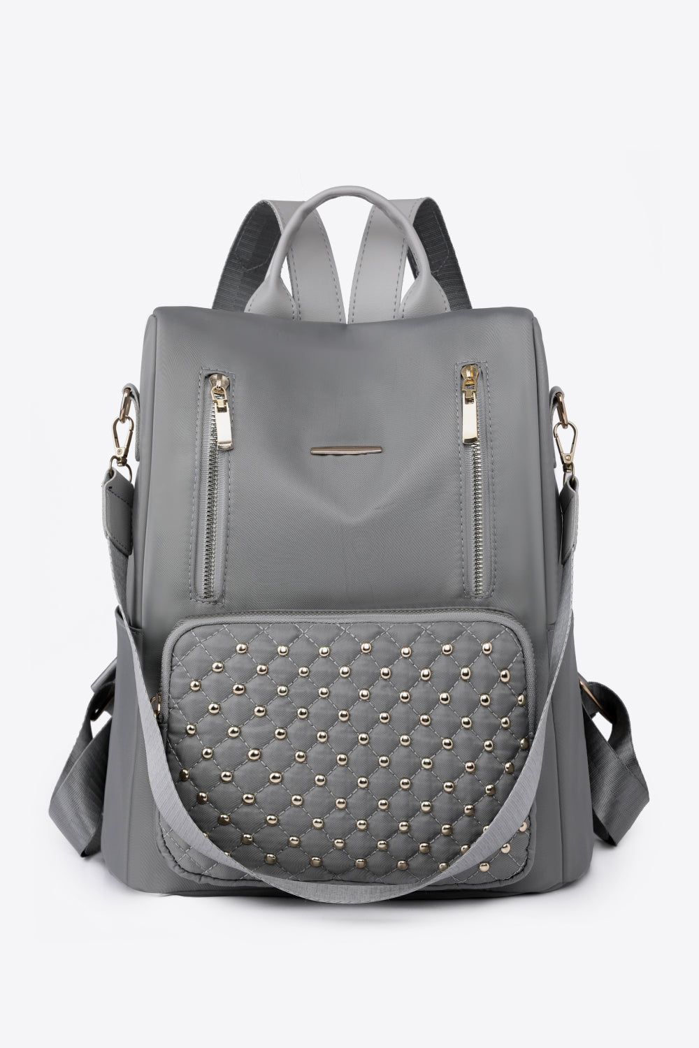 Zipper Pocket Beaded Backpack - Smart Shopper