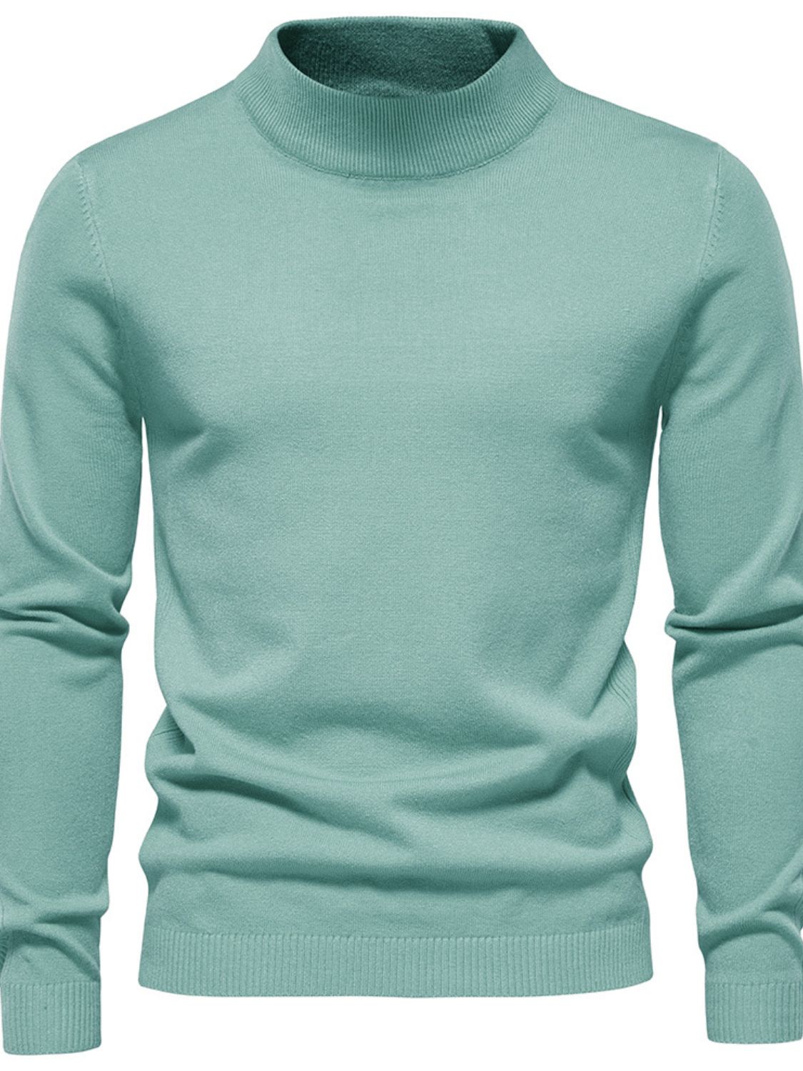 Men's Mock Neck Long Sleeve Sweater - Smart Shopper