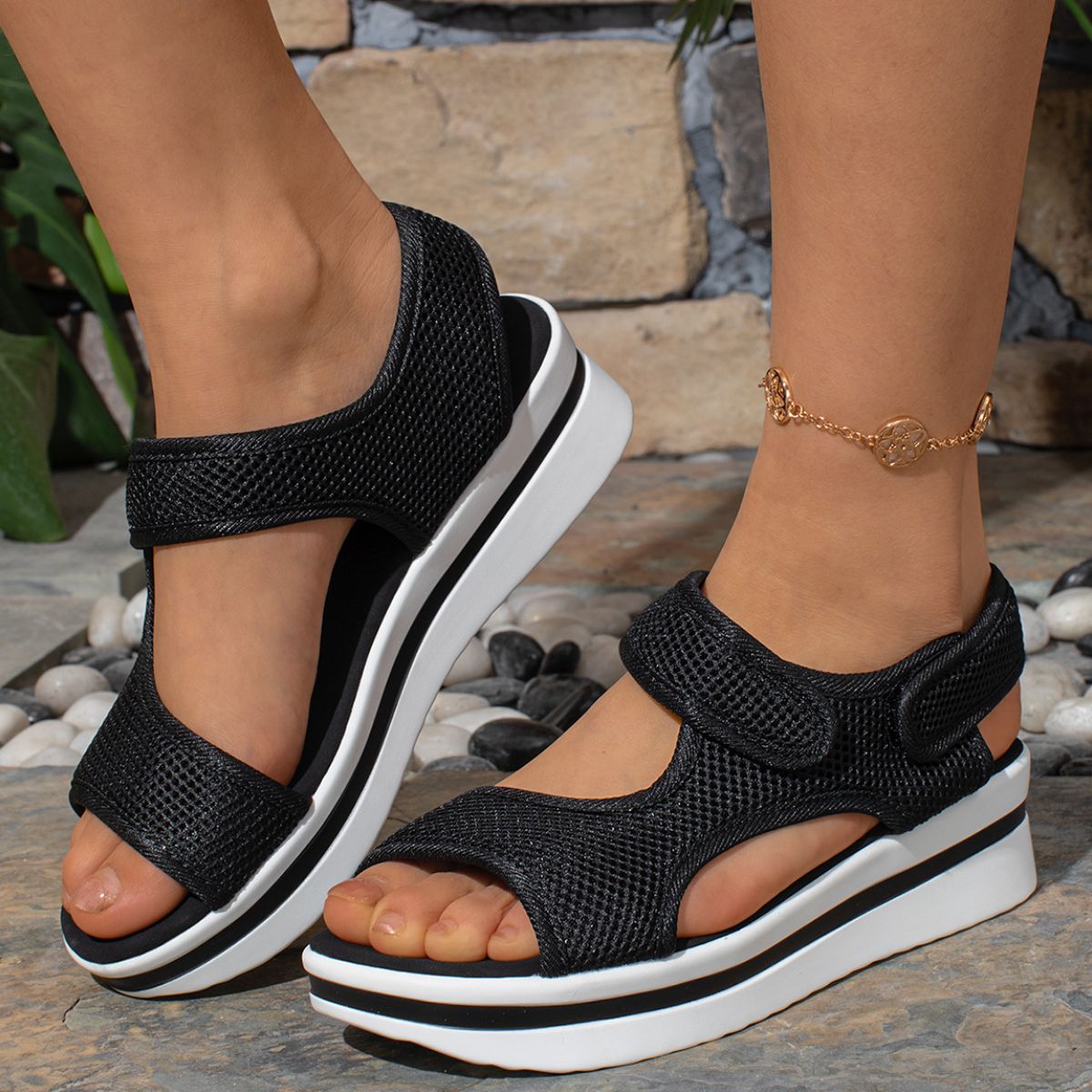 Velcro Mesh Breathable Sandals - Smart Shopper