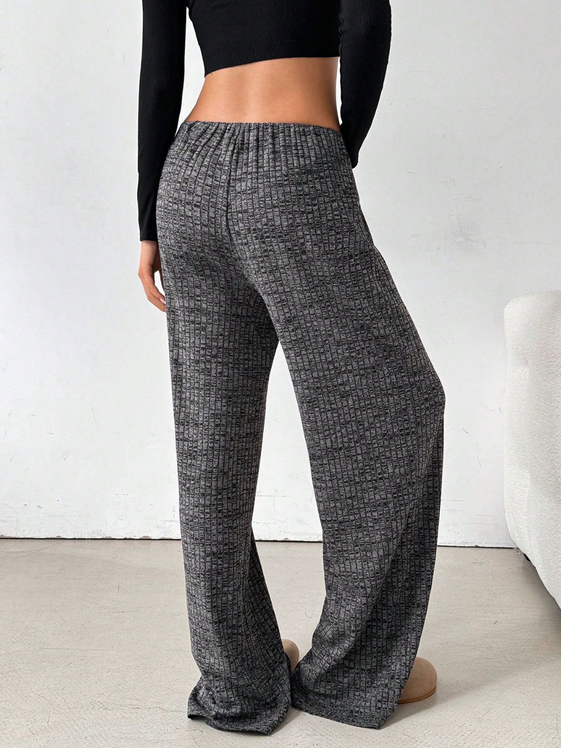 Tied Striped Wide Leg Pants - Smart Shopper