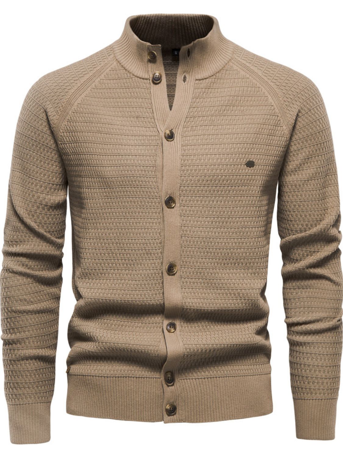 Men's Button Down Long Sleeve Cardigan - Smart Shopper