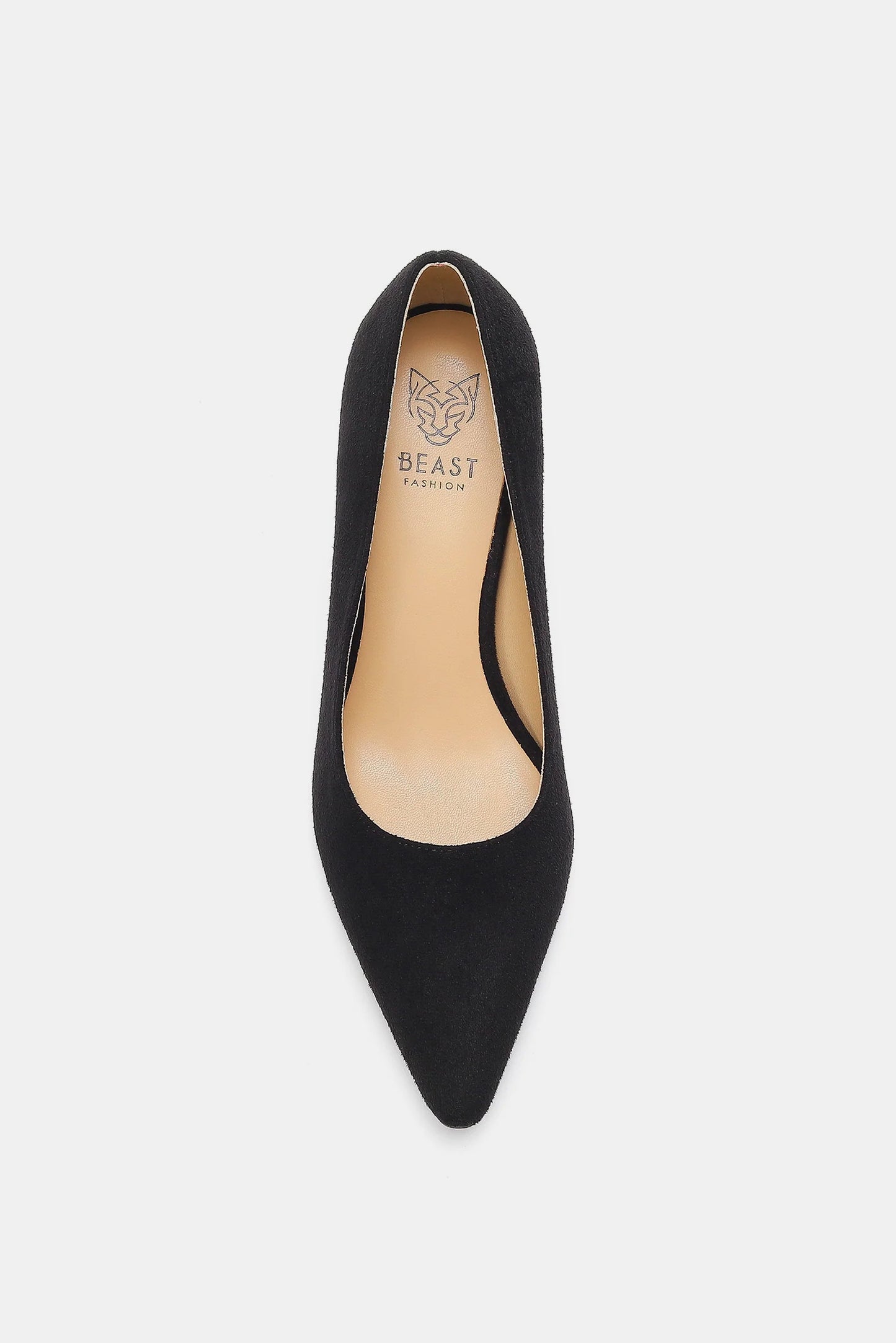 Beast Fashion Faux Suede Point Toe Pumps - Smart Shopper