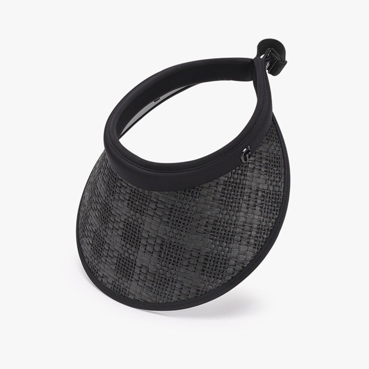 Solid Adjustable Weave Visor - Smart Shopper