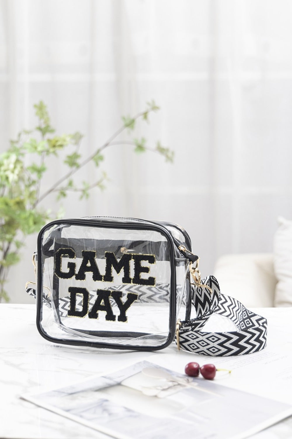 Zenana GAME DAY Stadium Approved Transparent Crossbody Bag - Smart Shopper