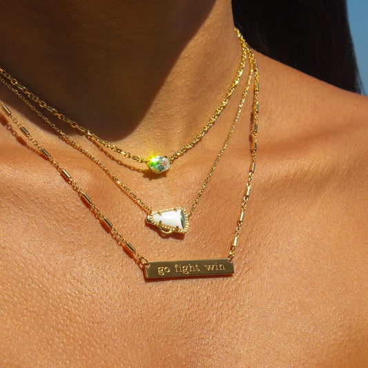 Sporty Element Resin Necklace - Smart Shopper