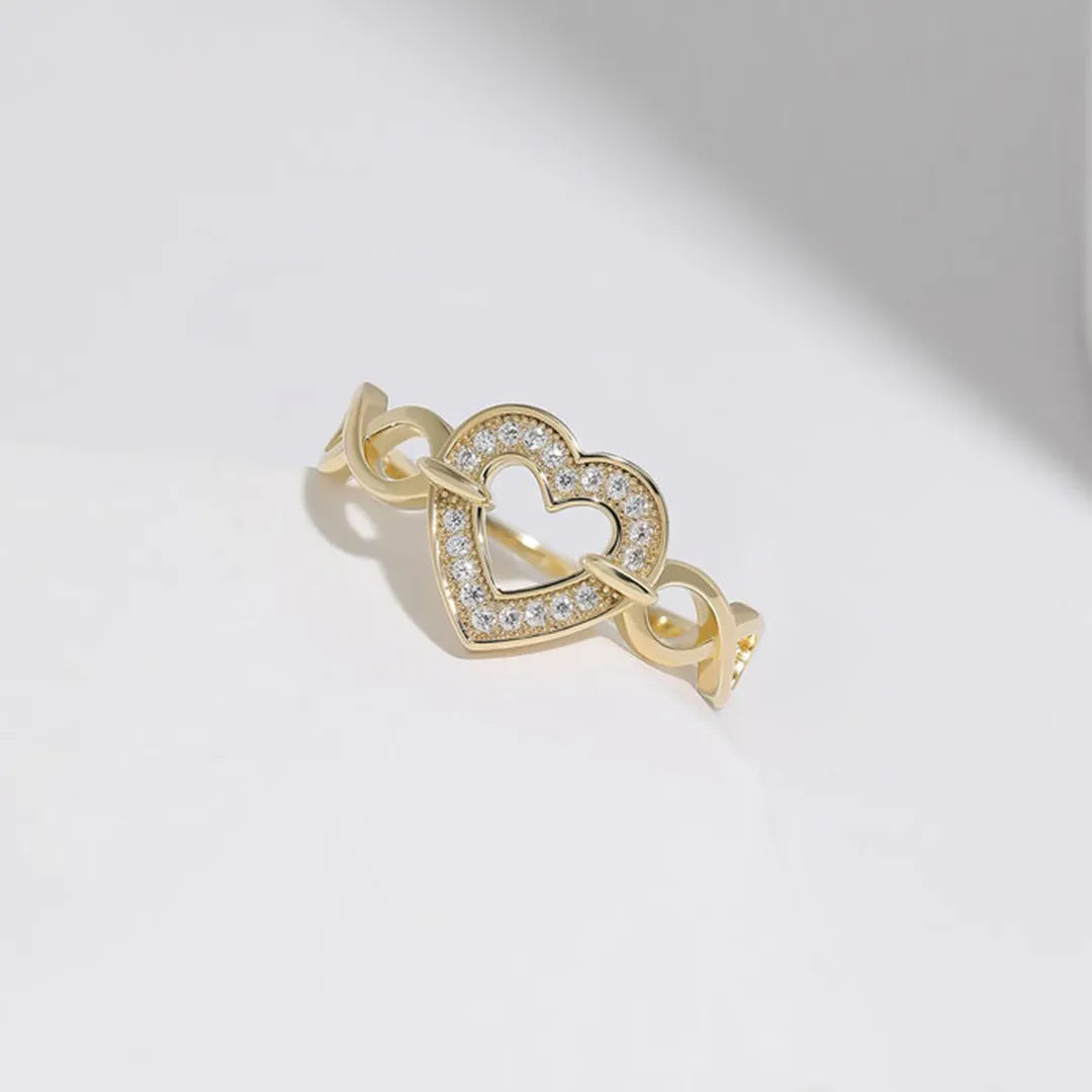 925 Sterling Silver Heart Ring - Smart Shopper