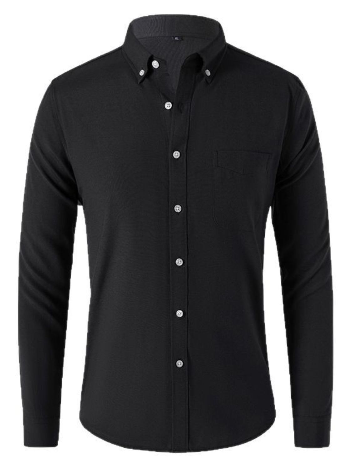 Men's Plus Size Button Down Collared Neck Shirt - Smart Shopper