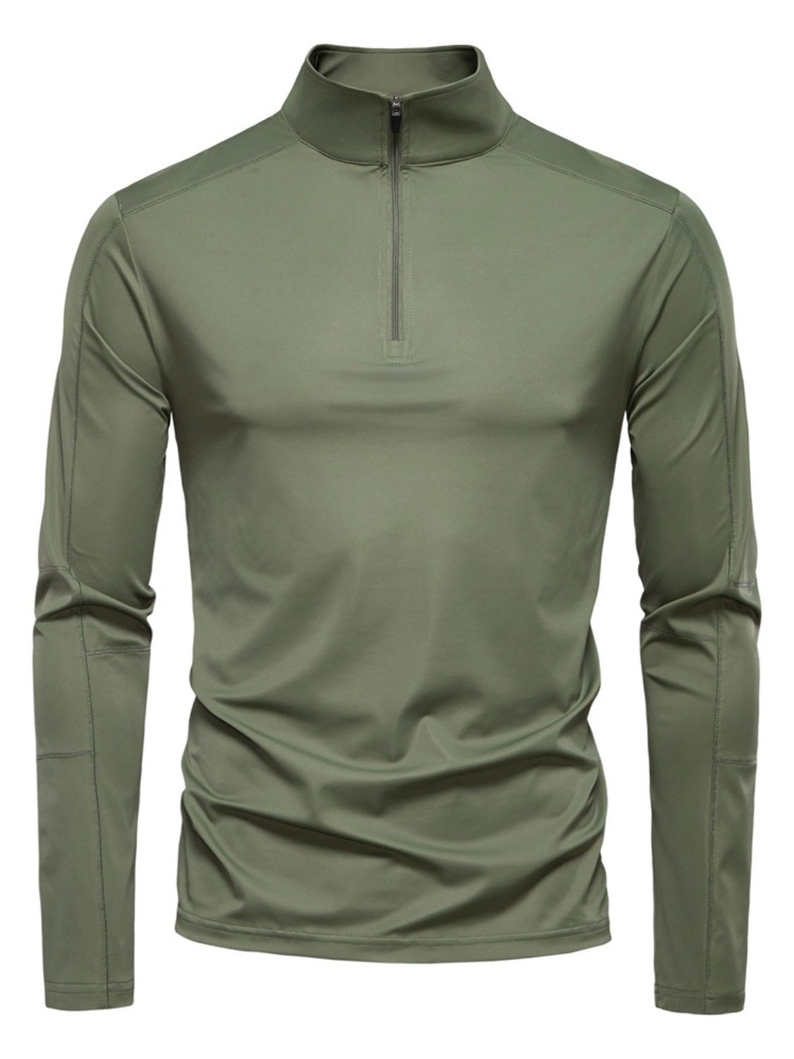 Men's Sun Protection Long Sleeve Half-Zip T-Shirt - Smart Shopper