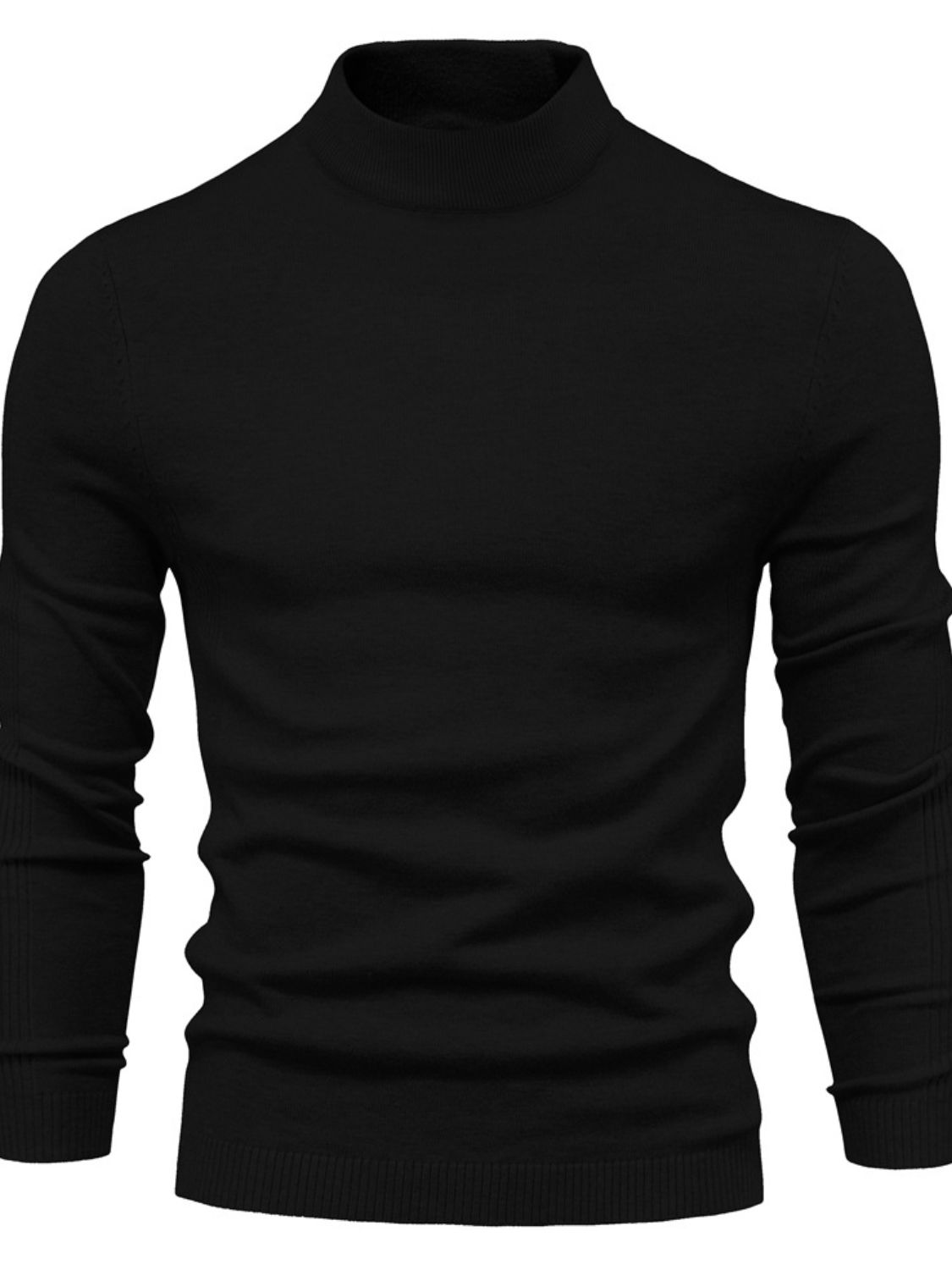 Men's Mock Neck Long Sleeve Sweater - Smart Shopper