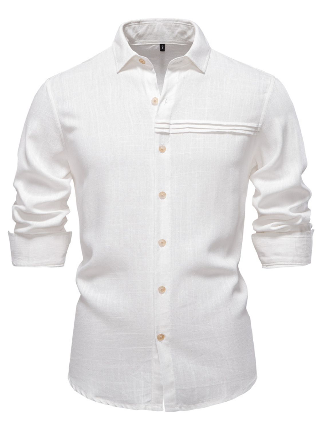 Men's Button Down Collared Neck Shirt - Smart Shopper