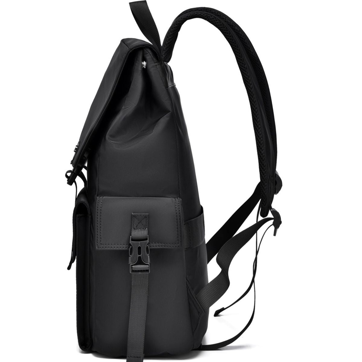 PU Leather Multi-Pockets Adjustable Strap Backpack Bag - Smart Shopper