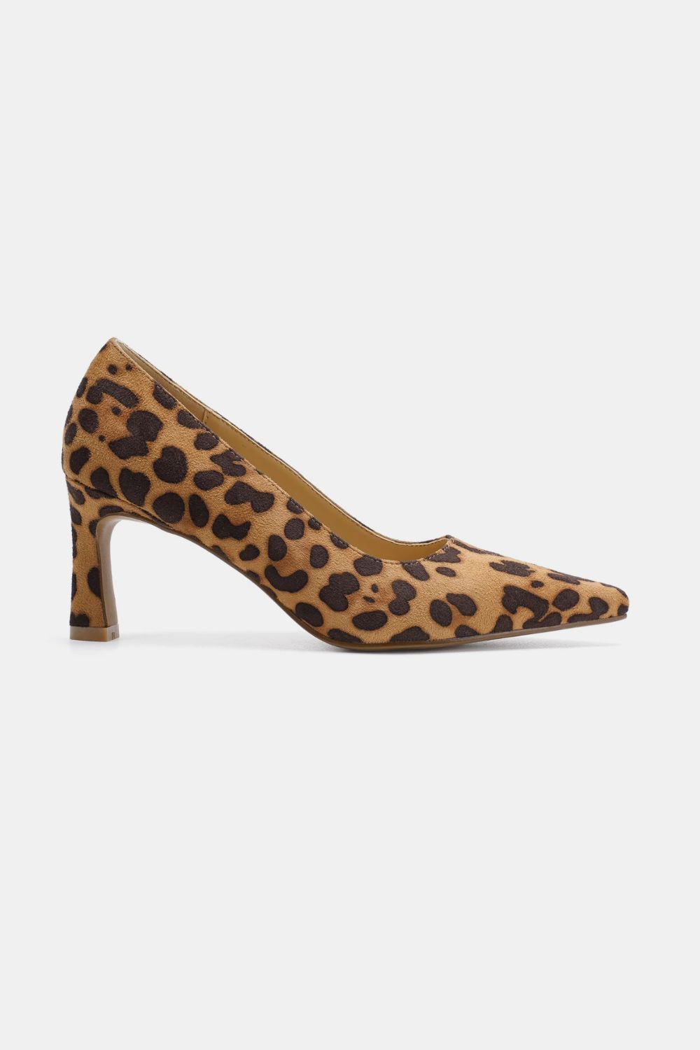 Beast Fashion Faux Suede Leopard Point Toe Pumps - Smart Shopper