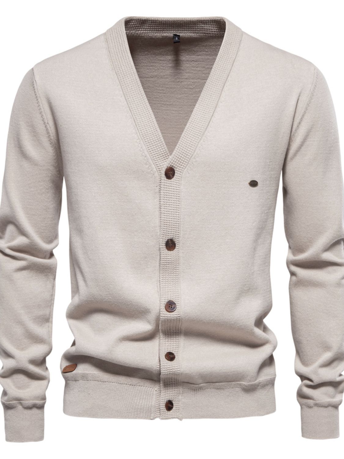 Men's Button Down V-Neck Cardigan - Smart Shopper