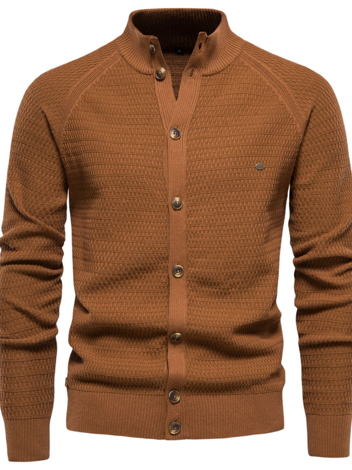 Men's Button Down Long Sleeve Cardigan - Smart Shopper