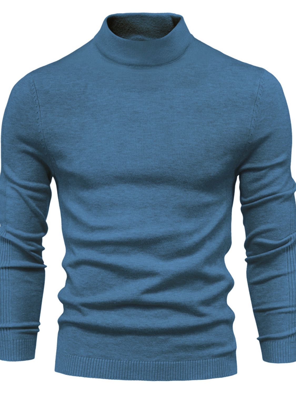 Men's Mock Neck Long Sleeve Sweater - Smart Shopper