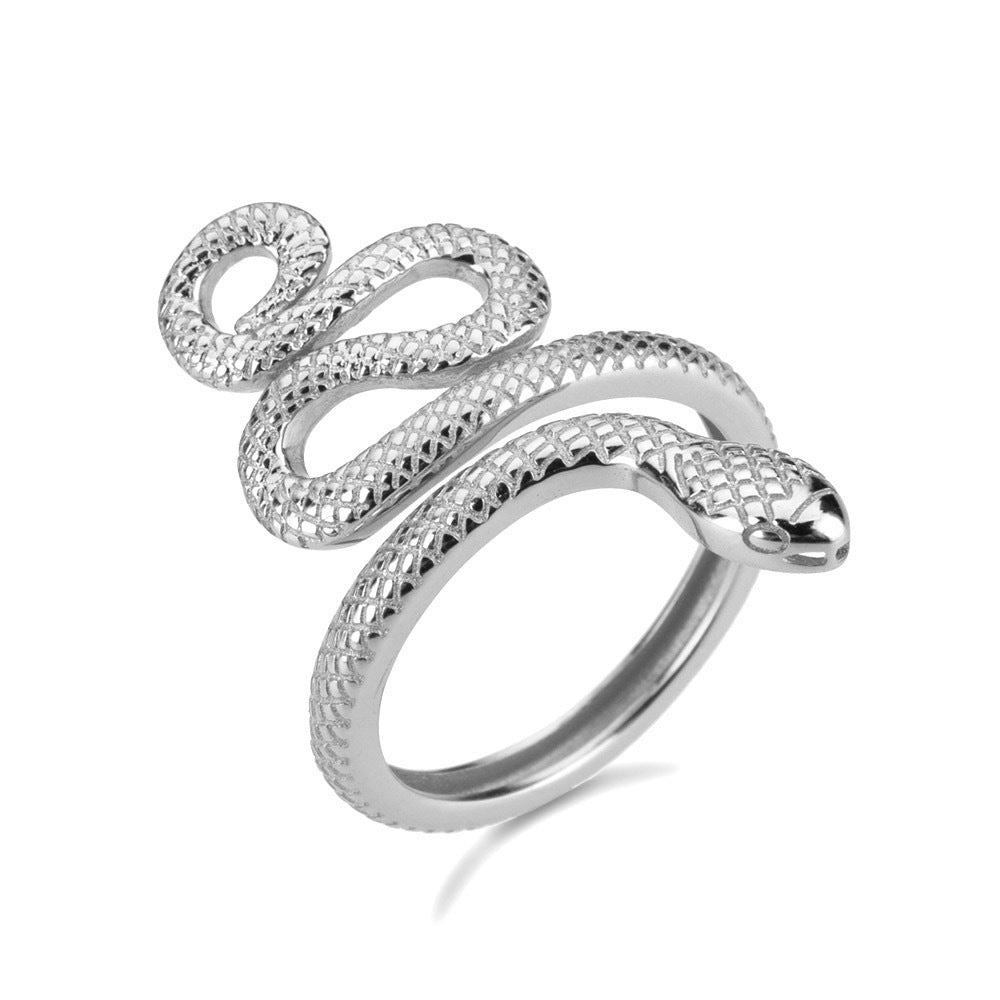 925 Sterling Silver Snake Shape Ring - Smart Shopper