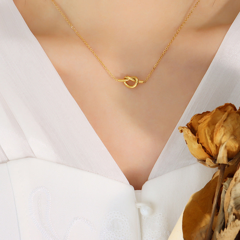 18K Gold-Plated Knotted Necklace - Smart Shopper