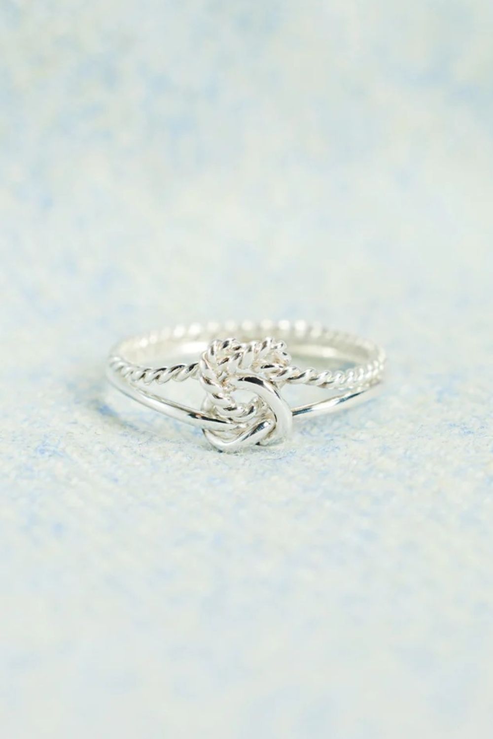 925 Sterling Silver Knotted Ring - Smart Shopper