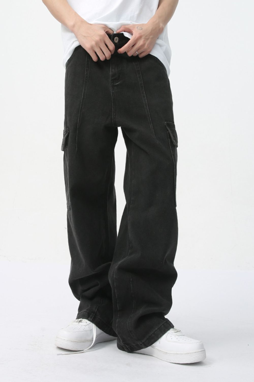 Men's Straight Cargo Jeans - Smart Shopper