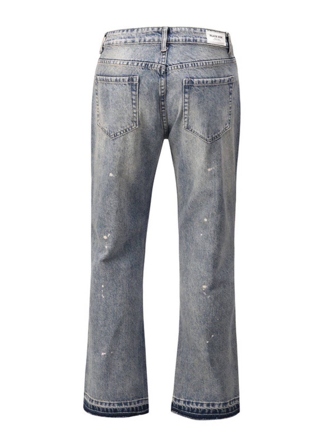 Men's Frayed Hem Bootcut Jeans - Smart Shopper