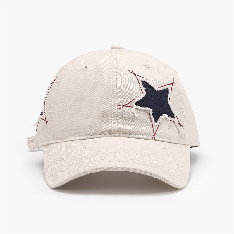 Adjustable Star Raw Hem Cap - Smart Shopper