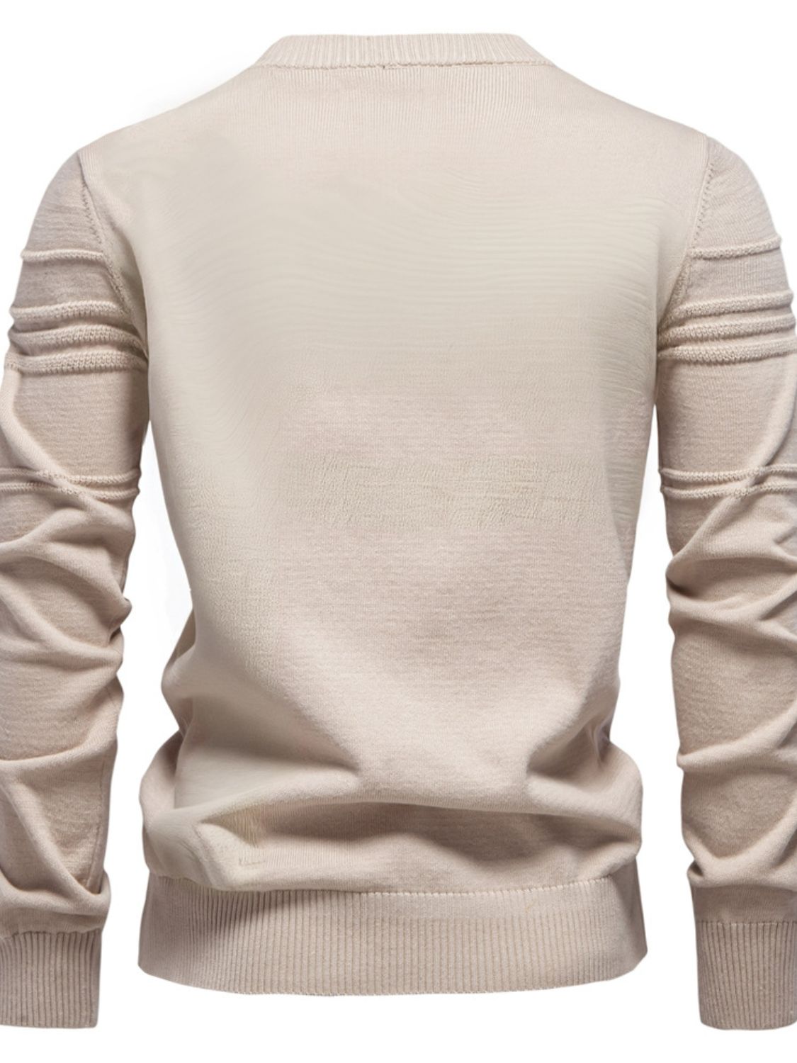 Men's Round Neck Striped Sweater - Smart Shopper