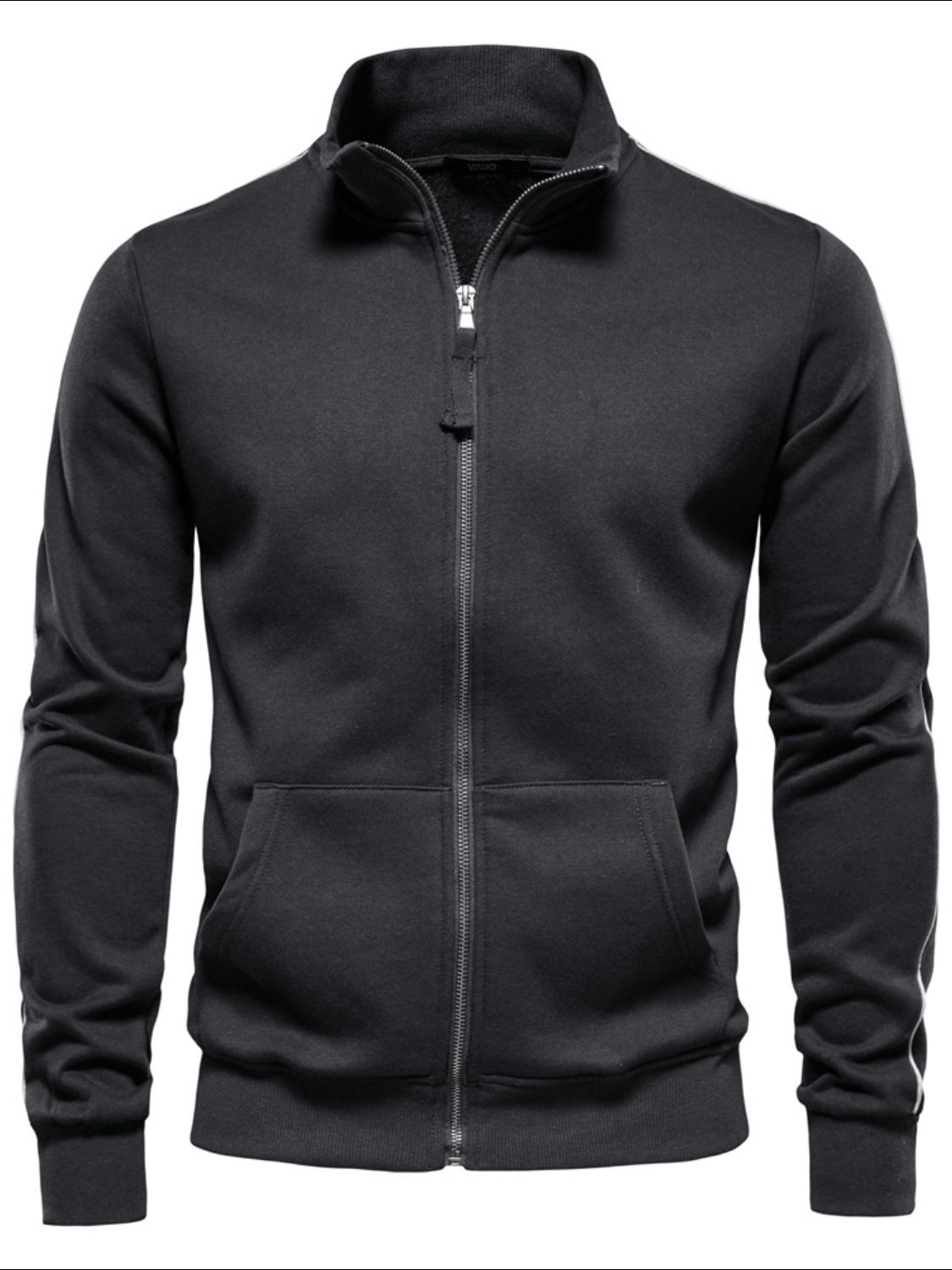 Men's Zip Up Long Sleeve Sweatshirt - Smart Shopper