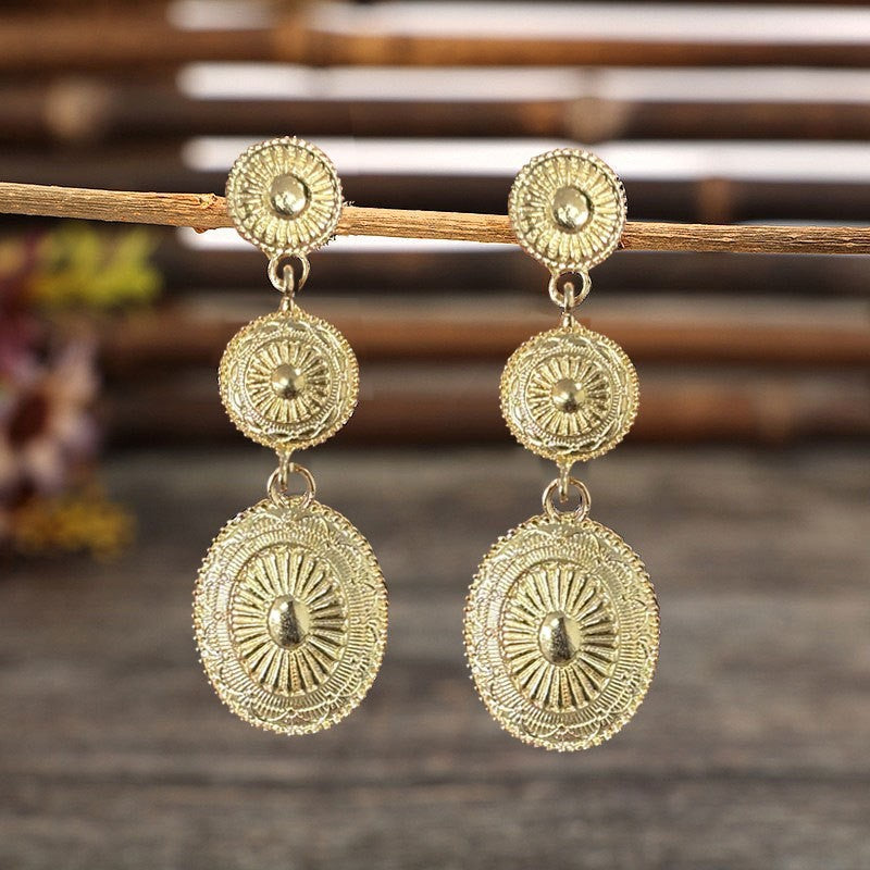 Vintage Alloy Dangle Earrings - Smart Shopper