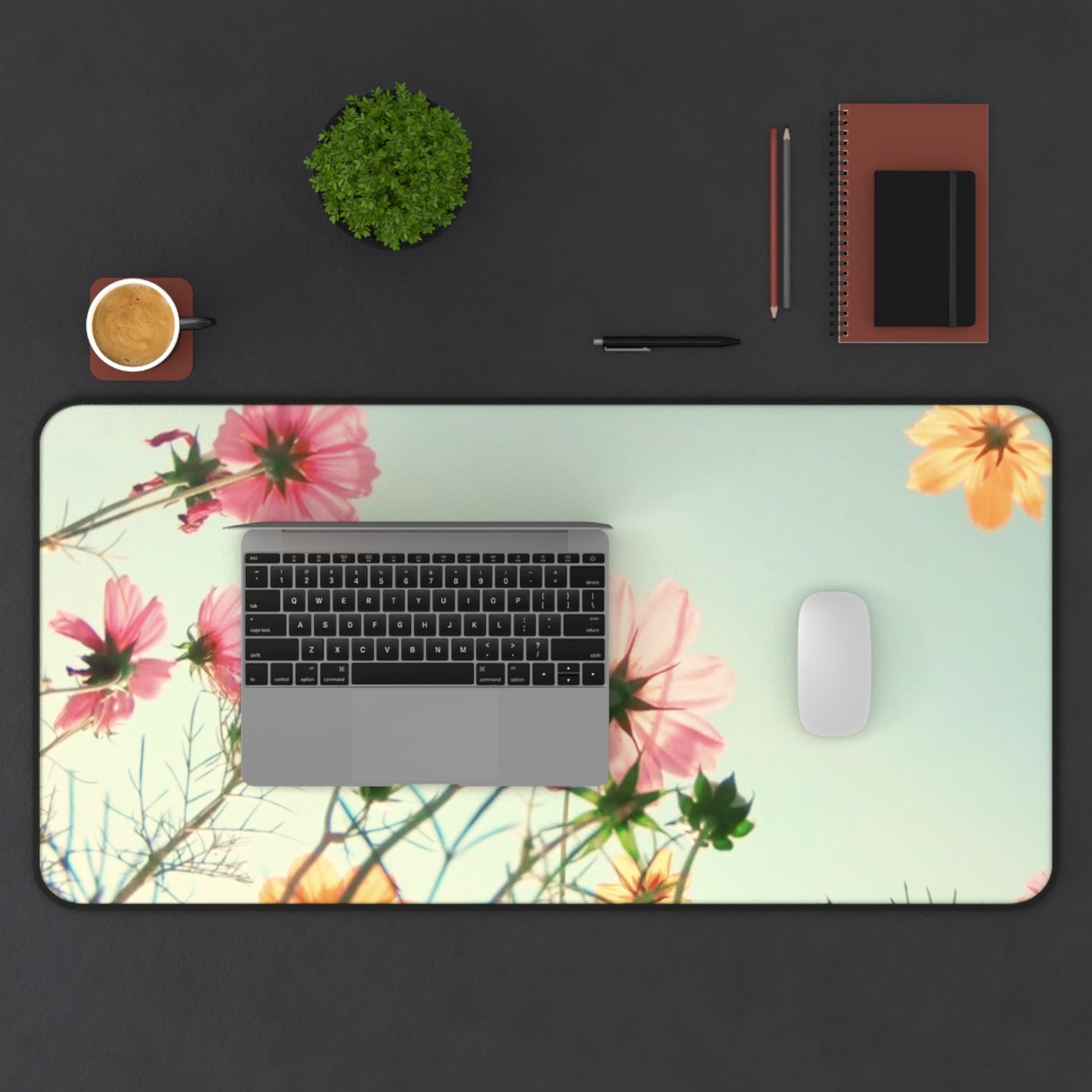 Flowers In The Field Desk Mat - Smart Shopper