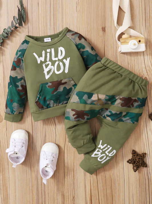 Children's Camouflage Top and Pants Set - Smart Shopper