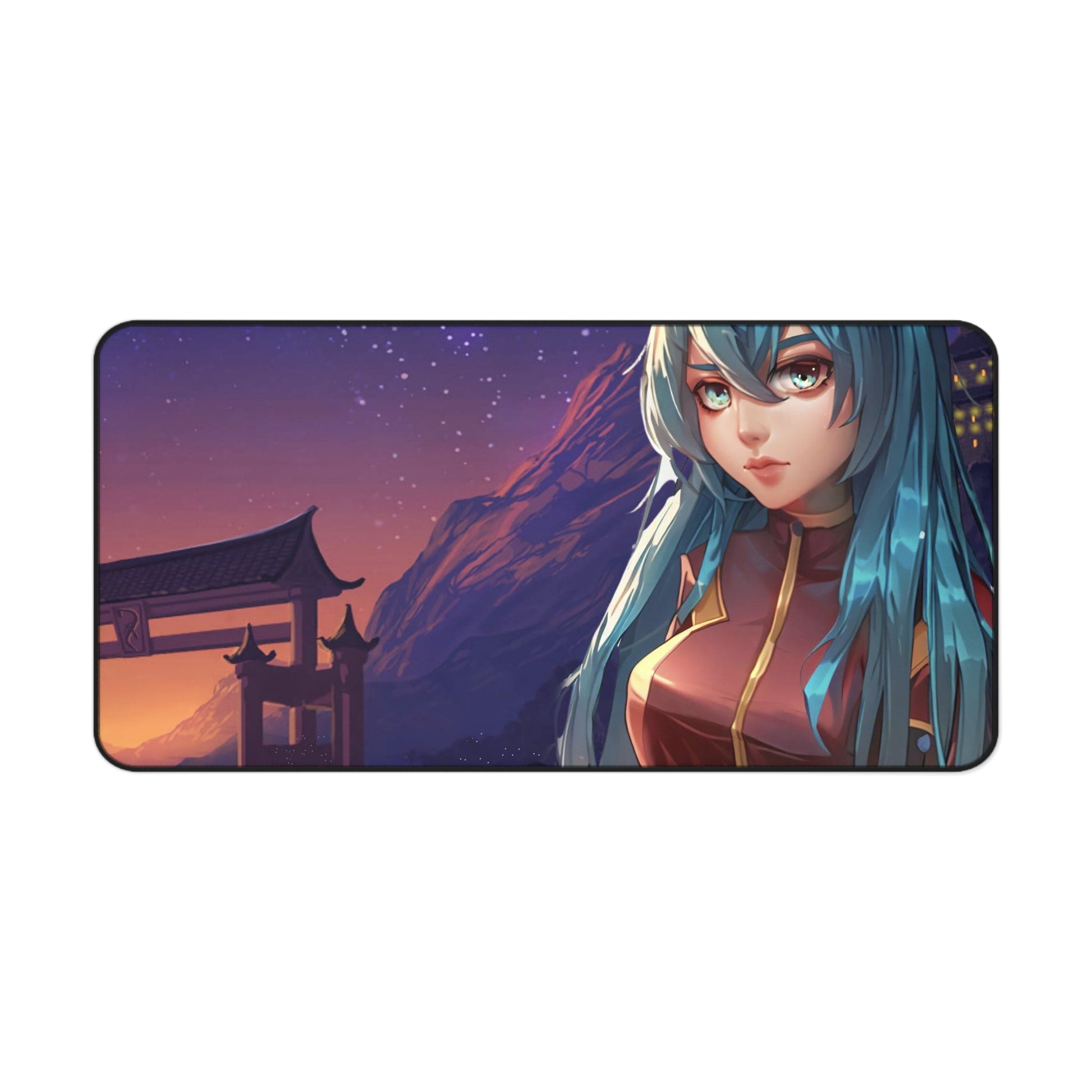 Anime Girl in Space Suit Desk Mat - Smart Shopper