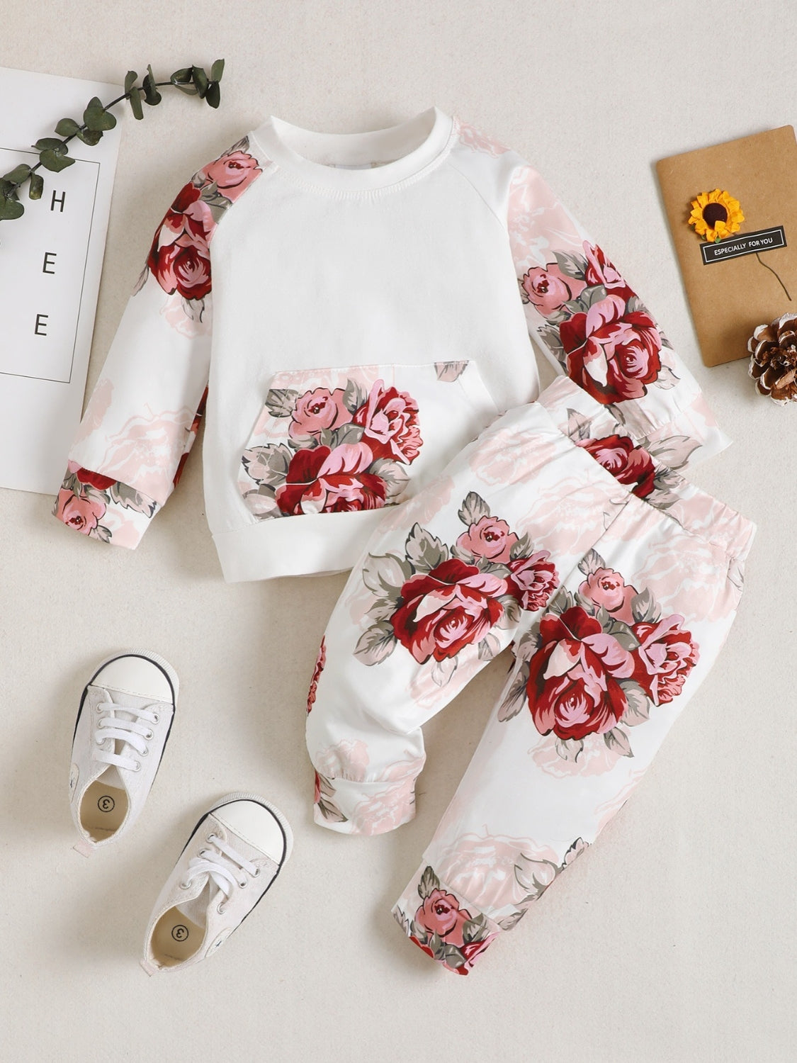 Children's Floral Top and Pants Set - Smart Shopper