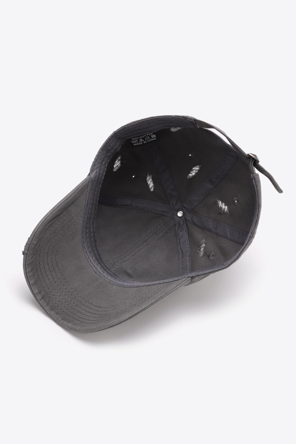 Distressed Adjustable Baseball Cap - Smart Shopper