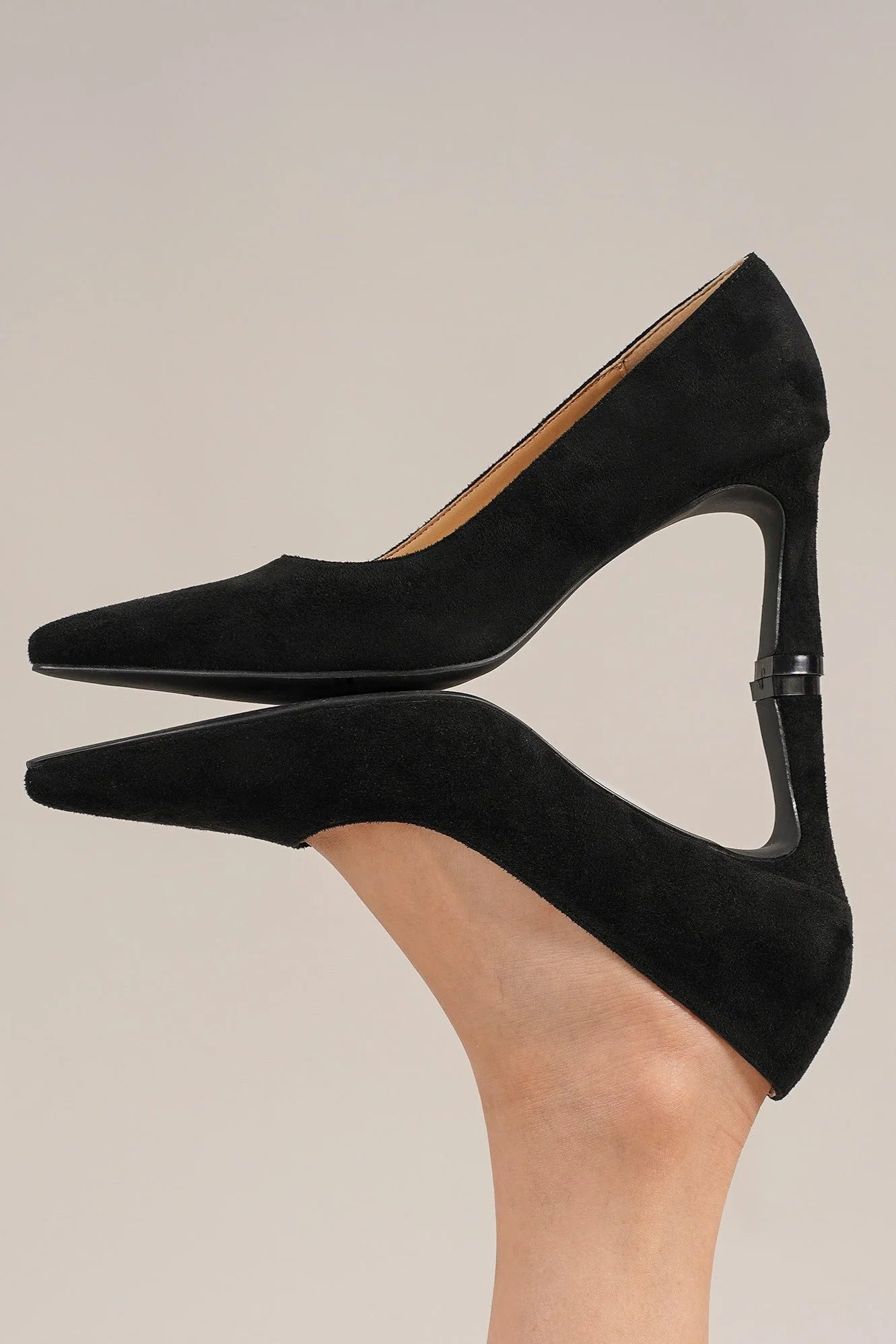 Beast Fashion Faux Suede Point Toe Pumps - Smart Shopper