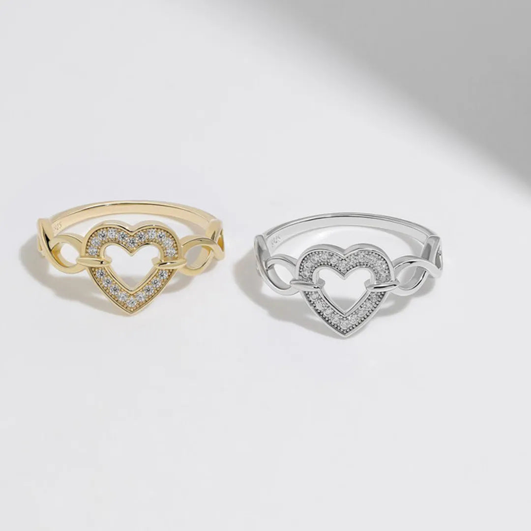 925 Sterling Silver Heart Ring - Smart Shopper