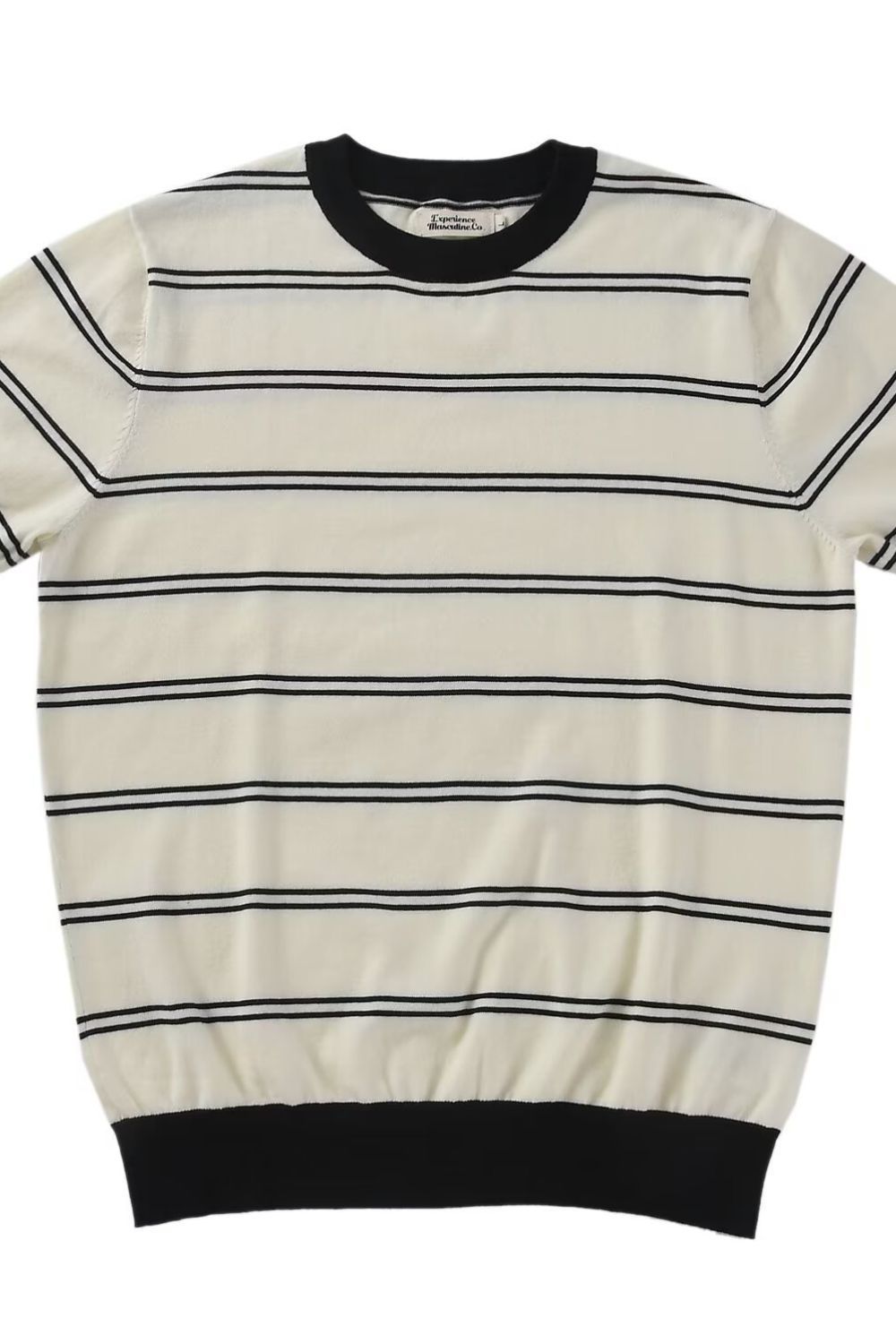 Men's Plus Size Round Neck Striped T-Shirt - Smart Shopper