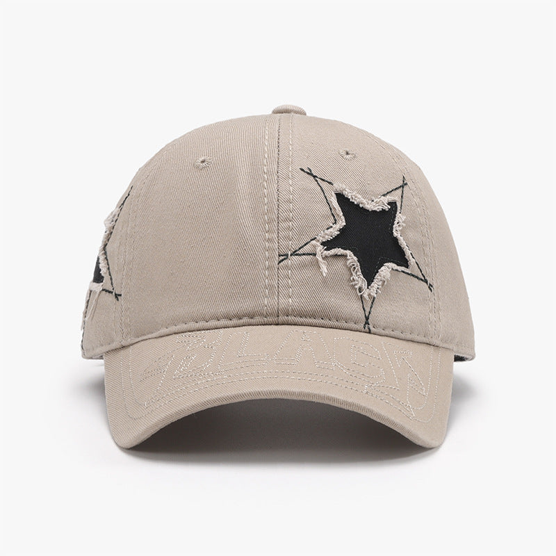 Adjustable Star Raw Hem Cap - Smart Shopper