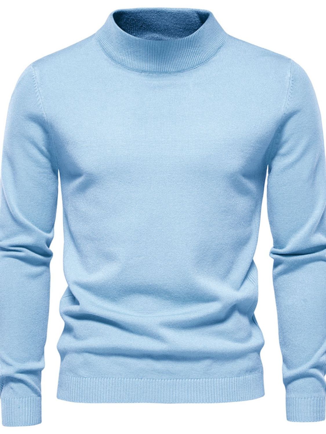 Men's Mock Neck Long Sleeve Sweater - Smart Shopper