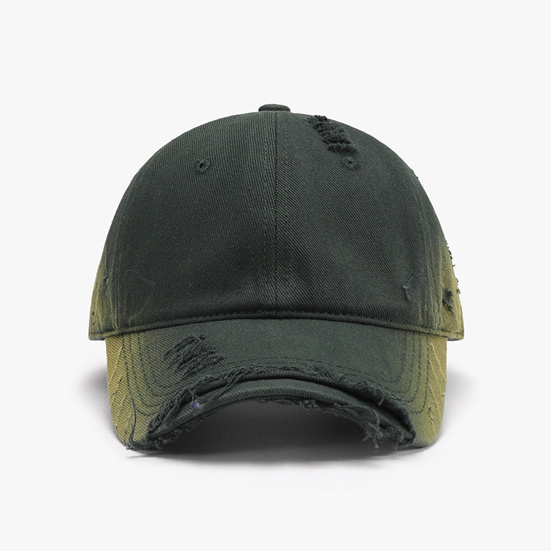 Distressed Adjustable Cotton Hat - Smart Shopper