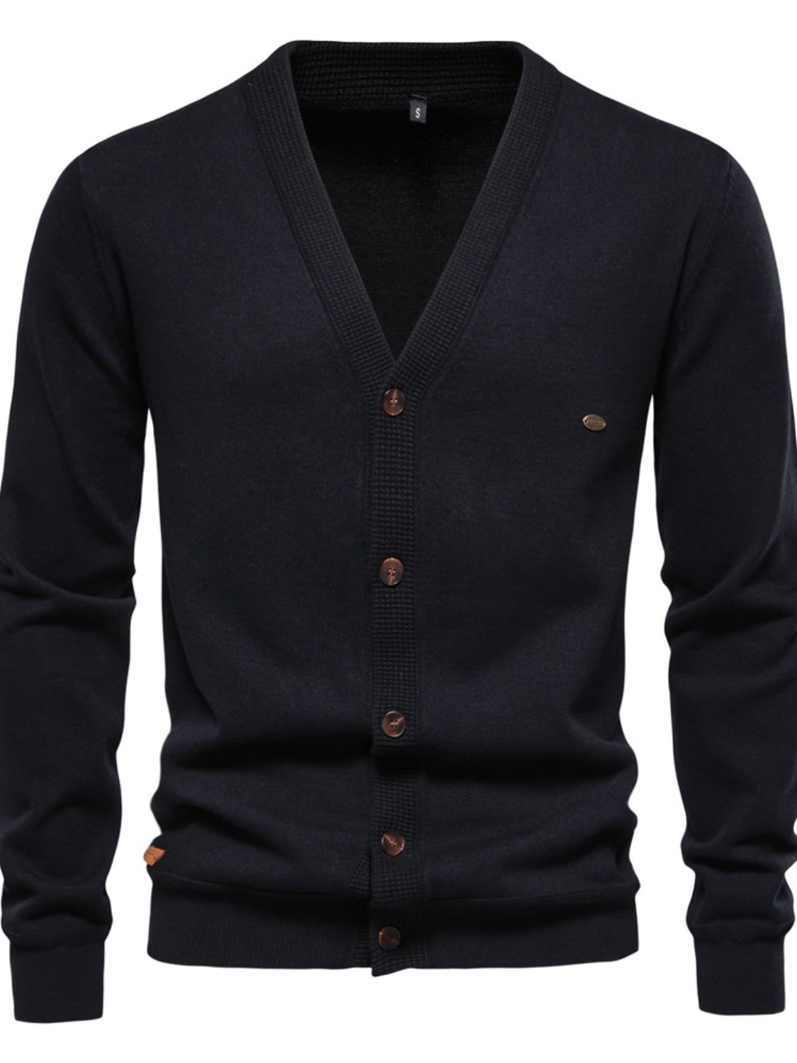 Men's Button Down V-Neck Cardigan - Smart Shopper