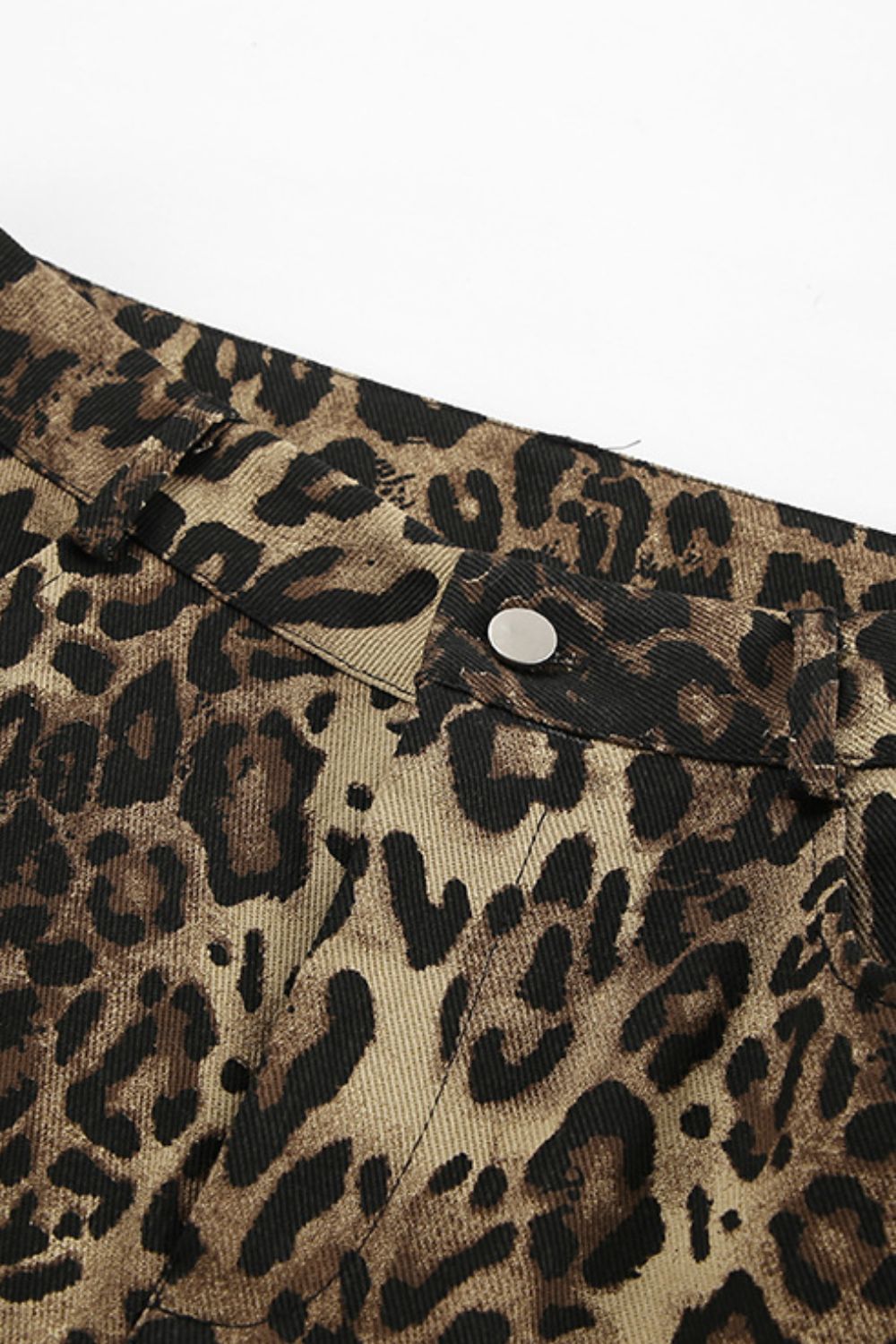 Leopard Wide Leg Pants with Pockets - Smart Shopper