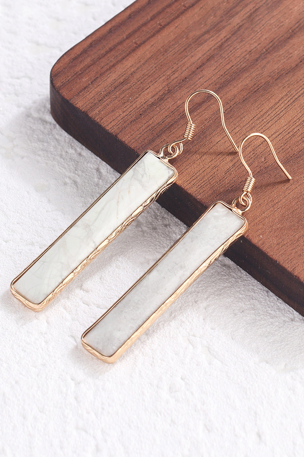 Natural Stone Drop Earrings - Smart Shopper