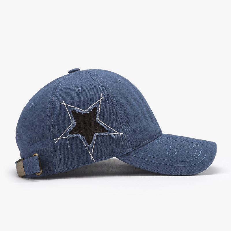 Adjustable Star Raw Hem Cap - Smart Shopper